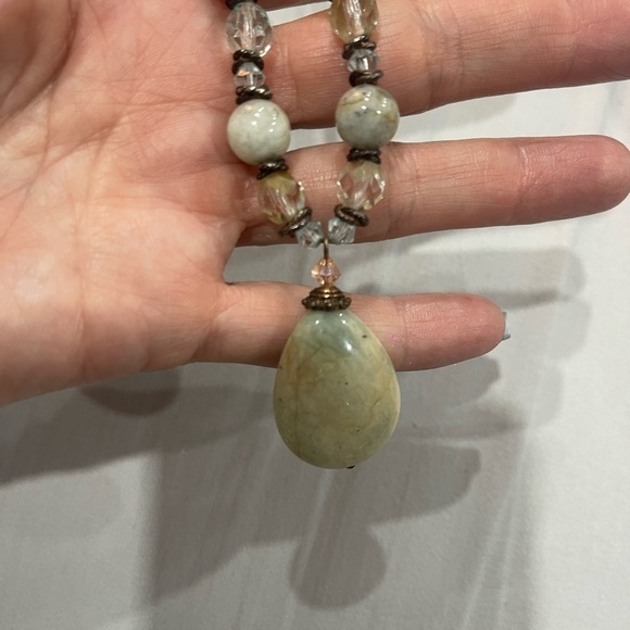 Necklace with stone very unique - Picture 2 of 3